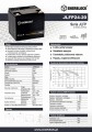 Akumulator Seria JLFP - LITHIUM LiFePO4 25,6V 20AH
www.rob-tar.pl
