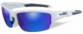 OKULARY CHSAI09 - SAINT POLARIZED BLUE MIRROR, GLOSS WHITE FRAME WILEY-X WWW.ROB-TAR.PL