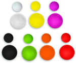 KULKI WYPORNOŚCIOWE EVA POP UP'S  Z-CARP™ 15SZT Ø10MM Ø14MM
