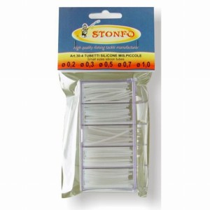 Wężyki silikonowe do spławików Stonfo (śred. 0,2-1,0mm)