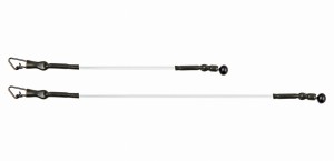 Fluorocarbon feeder link op 3 szt. #0,45 mm/8 cm