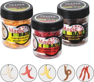 Biały robak Żółty 18g 