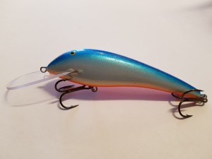 Wobler Bonito Szczupak 12,5 cm - Niebiesko Pomarańczowy 