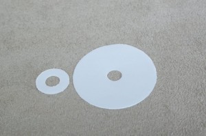 Podkładki teflonowe do bałałajki