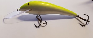 Wobler Bonito Szczupak 12,5  cm - Seledynowo Biały