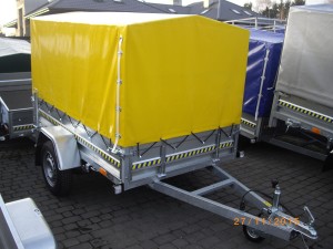 Przyczepa SUSKI skrzyniowa jednoosiowa 2160x1300x1000