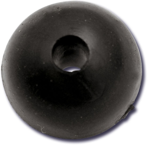 KORALIKI TWARDY CZARNY 10SZT 10MM