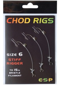 ESP Zestaw Chod Rigs 3 szt. rozmiar 6