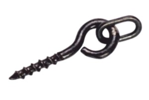 Wkręt do przynęt z uszkiem 15 szt