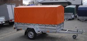 Przyczepa SUSKI skrzyniowa jednoosiowa 2730x1300x1200