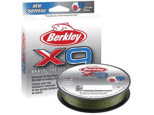 Plecionka Berkley X9™ Braid Low Vis Green 0.14mm 150 m 1486813 www.rob-tar.pl