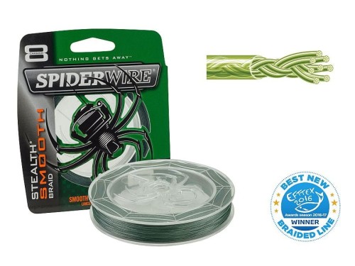 Plecionka SPIDERWIRE 8 Moss Green 0,12mm 150m 10,7kg www.rob-tar.pl