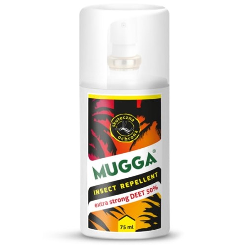 Mugga  spray 50% DEET 75ml www.rob-tar.pl
