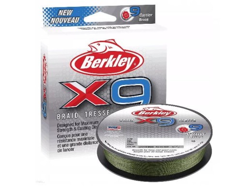 Plecionka Berkley X9™ 0.43mm 200m Zielona. 
www.rob-tar.pl.JPG
