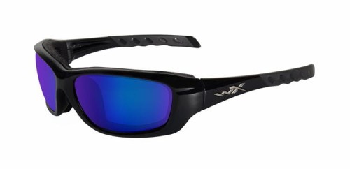 OKULARY GRAVITY POLARIZED BLUE MIRROR BLACK CRYSTAL FRAME WILEY-X WWW.ROB-TAR.PL