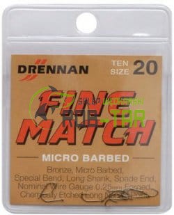 Haczyk Drennan FINE MATCH www.rob-tar.pl