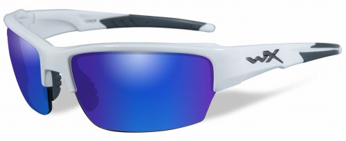 OKULARY CHSAI09 - SAINT POLARIZED BLUE MIRROR, GLOSS WHITE FRAME WILEY-X WWW.ROB-TAR.PL