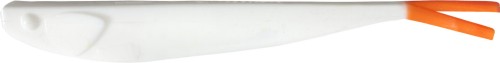 Guma Mann's  8g 13cm Q-Fish 13 solid white uv-tail www.rob-tar.pl