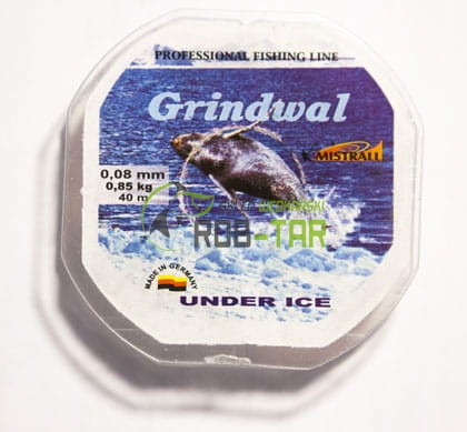 Żyłka podlodowa mistrall grindwal 0,08 40m rob-tar.pl