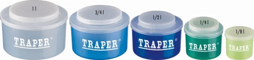 Miarki zawodnicze Traper na przynęty - komplet 5 miarek 52106 www.rob-tar.pl