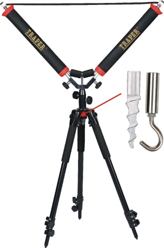 Rolka ze statywem Traper Competition wys. 30-160cm, 12x40x60cm 83036 www.rob-tar.pl