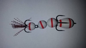 MANDULA BIAŁO - FIOLETOWA 