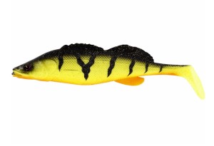 Guma Westin ZanderTeez Shadtail 8,5cm 6g Fire Perch