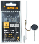 BROWNING PRZYPON FEEDER METHOD PUSH STOP BRĄZOWY 10LBS,4,5KG Ø0,22MM #10 