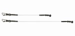 Fluorocarbon feeder link op 3 szt. #0,6 mm/12 cm
