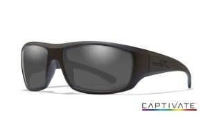 OKULARY POLARYZACYJNE WILEY-X  OMEGA Captivate™ Polarized Smoke Grey Matte Black Frame