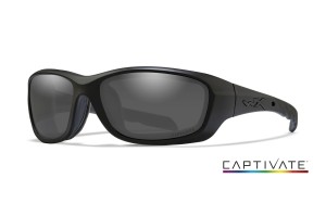 OKULARY POLARYZACYJNE WILEY-X GRAVITY Capt Pol Smoke Grey Matte Black Frame