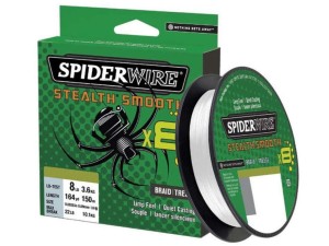 Plecionka Spiderwire Stealth 8 Smooth  150m 0.09 mm 7,50kg.TRANSLUCENT