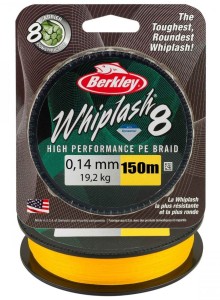 Berkley Whiplash 0.14mm 150 m Żółta PLECIONKA 19,2 kg