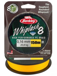Berkley Whiplash 0.16mm 150 m Żółta PLECIONKA 20,8 kg