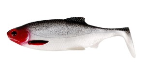 Guma Ricky the Roach Shadtail 18 cm/85 gr.  Redlight