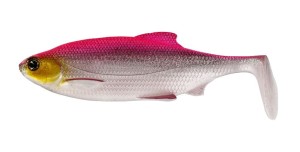Guma Ricky the Roach Shadtail 14 cm/42 gr.  Pink Headlight