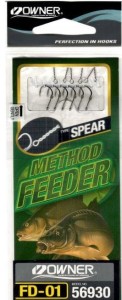 Przypony do method feeder Owner 10cm/#8/0,22mm BAGNET op/6szt. 