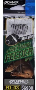 Przypony do method feeder Owner 10cm/#12/0,20mm STOPER op/6szt.