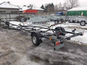 Przyczepa podłodziowa SUSKI jednoosiowa DMC max 1350