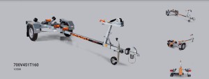 Przyczepa podłodziowa RESPO DMC 700KG 