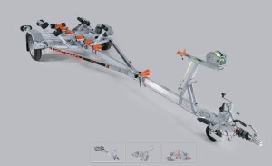 Przyczepa podłodziowa RESPO DMC 1200KG 