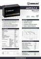 Akumulator Seria JLFP - LITHIUM LiFePO4 12,8V 7,5AH
www.rob-tar.pl