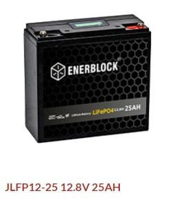  Akumulator Seria JLFP - LITHIUM LiFePO4 12,8V 25AH