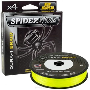 PLECIONKA SPIDERWIRE DURA-4 BRAID ŻÓŁTA 0,10MM 150M
