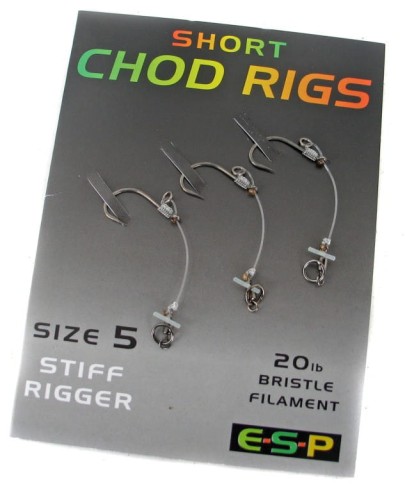 ESP Zestaw Chod Rigs Short  3 szt. rozmiar 6 www.rob-tar.pl