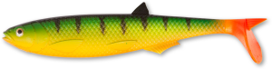 Guma Quantum YOLO PIKE SHAD FIRETIGER HOT TAIL 60G 22CM  