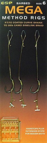 Przypony ESP Mega Method Feeder No.6/20lb  www.rob-tar.pl