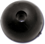 KORALIKI TWARDY CZARNY 10SZT 10MM