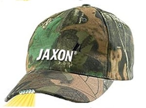 Czapka JAXON z latarką w daszku KLON
