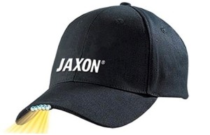Czapka JAXON z latarką w daszku CZARNA